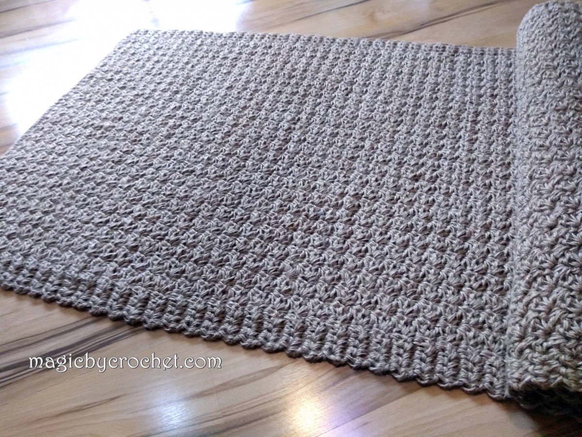 Jute rug, Hallway runner, Eco rug, 80 x 270 cm, no.039